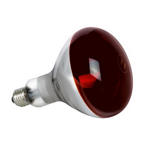 Лампа инфракрасная LightBest ERK R125 150W E27 Red (ИКЗК 150Вт)