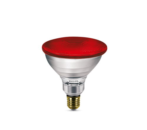 Лампа инфракрасная Philips PAR38 IR 175W E27 230V Red 1CT/12