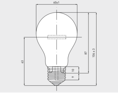 Лампа накаливания Dr. Fischer 44V 40W E27 CL /A60