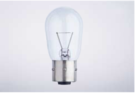 Лампа сигнальная Dr. Fischer 24V 15W BA21s-4 S.34x58 klar