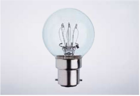 Лампа сигнальная Dr. Fischer 230V 40W B22d vernickelt