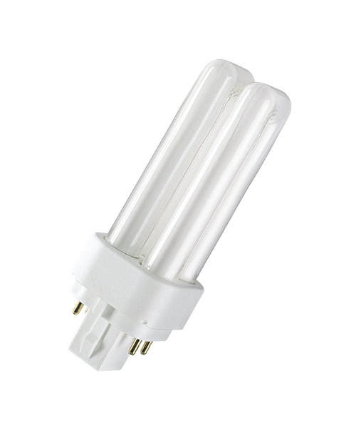 Лампа энергосберегающая КЛЛ OSRAM DULUX D/E 18W/840 G24Q-2