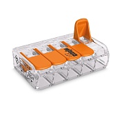 Клемма соединительная WAGO 221-415 5-ти проводная 0.5-2.5 мм (25 шт/кор)