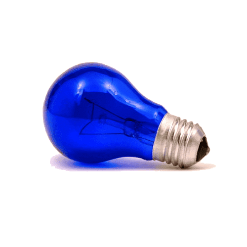 Лампа накаливания Минина LightBest LBH 60W 220V синяя