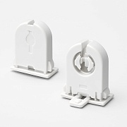 Патрон LightBest 509012 G13 сквозной, боковые защёлки со стопором T8 (VS 27700, BJB 26.290.1011.50)