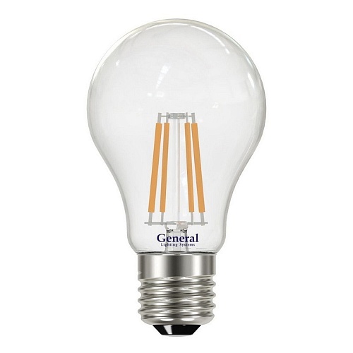 Лампа филаментная General GLDEN-A60S-DEM-13-230-E27-2700
