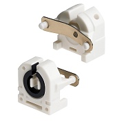 Патрон LightBest 509013 G13 торцевой с компенсирующей пружиной T8, T12 (47106 101690 VS G13)